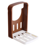 Bread/Toast Cutter Mold Kitchen Sandwich Slicing Guide Foldable Tools with 4 Thickness