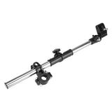 360° Adjustable Umbrella Stretch Mount Stand Holder Baby Stroller Pram Bicycle Chair Black