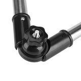 360° Adjustable Umbrella Stretch Mount Stand Holder Baby Stroller Pram Bicycle Chair Black