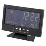 Digital Temperature Humidity Meter Clock Alarm Comfort Level Weather Forecasts Calendar