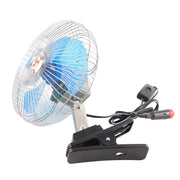 12V 25W Mini Portable Auto Vehicle Clip On Cooling Oscillating Fan for Car Truck Dashboard In Australia - Darrahopens
