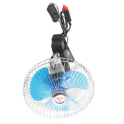 12V 25W Mini Portable Auto Vehicle Clip On Cooling Oscillating Fan for Car Truck Dashboard