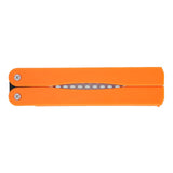 Outdoor Camping Folding Double Sided 400/600# Sharpener Stone Whetstone Sharpening Tool(Yellow)