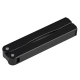 Outdoor Camping Folding Double Sided 400/600# Sharpener Stone Whetstone Sharpening Tool (Black)