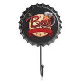 Retro Metal Bottle Cap Hook Tin Poster Wall Sign Pub Club Bar Coffee Restaurant Decor N Style