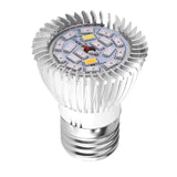 Full Spectrum 85-265V 18W 18 LED Grow Light Flower Plant Hydroponic Growth Bulb (E27)