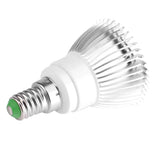 Full Spectrum 85-265V 18W 18 LED Grow Light Flower Plant Hydroponic Growth Bulb (E14)