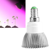 Full Spectrum 85-265V 18W 18 LED Grow Light Flower Plant Hydroponic Growth Bulb (E14)