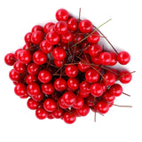 100pcs Artificial Red Holly Berry Christmas Home Decoration Hanging Ornaments In Australia - Darrahopens