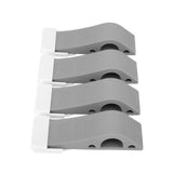 4 Pack Home Office Door Stop TPR Rubber Wedge Stopper Kids Baby Finger Safety Doorstop In Australia - Darrahopens