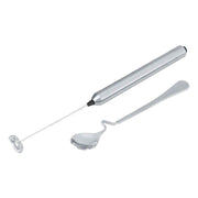 Kitchen Stainless Steel Handheld Battery Operated Electric Coffee Milk Frother with Spoon In Australia - Darrahopens