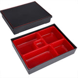 Portable Lunch Boxes Bento Food Container Japanese Style Wood Storage Box Office Picnic