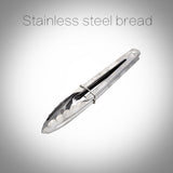 9" Stainless Steel BBQ Clip Buffet Food Tongs Bread Steak Kitchen Serving Clamp Tools