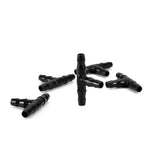 100PCS Sprinkler Irrigation T Pipe Barb Hose Fitting Joiner Drip System In Australia - Darrahopens