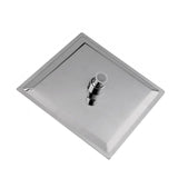 1Pcs Celling Mounted 8" Stainless Steel Rainfall Shower Head Chrome Bathroom Shower Head