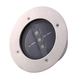 LED Solar Powered Underground Buried Light Lamp Way Road Garden Decking Light