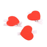 Heart Wooden Pegs Pins Memo Picture Photo Clips Wedding Xmas Party Decoration SS