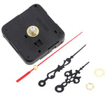 Black DIY Mechanism Quartz Clock Movement Parts Replacement Repair Tools Set Kit