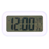 LED Backlight Digital Snooze Desk Alarm Clock Temperature Calendar Display Local