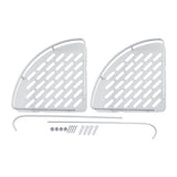 Aluminum Dual Tier Shower Caddy Shelf Bathroom Corner Rack Storage Towel Holder In Australia - Darrahopens