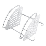Aluminum Dual Tier Shower Caddy Shelf Bathroom Corner Rack Storage Towel Holder