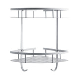 Aluminum Dual Tier Shower Caddy Shelf Bathroom Corner Rack Storage Towel Holder In Australia - Darrahopens