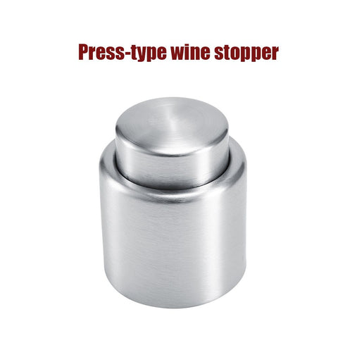 Stainless Steel Vacuum Sealed Wine Champagne Red Wine Cork Storage Bottle Stopper Cap Barware In Australia - Darrahopens