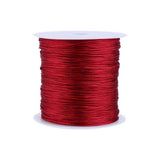 100M X 0.8mm Nylon Chinese Knot Cord Rattail Macrame Thread String Burgundy In Australia - Darrahopens