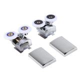 Twin Top Bottom Zinc Alloy Shower Door Rollers Runners Wheels 26mm Wheel In Australia - Darrahopens