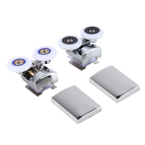 Twin Top Bottom Zinc Alloy Shower Door Rollers Runners Wheels 26mm Wheel In Australia - Darrahopens
