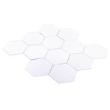 Modern 12pcs 3D Mirror Effect Acrylic Wall Sticker Removable DIY Home Decor Art In Australia - Darrahopens