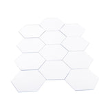 Modern 12pcs 3D Mirror Effect Acrylic Wall Sticker Removable DIY Home Decor Art