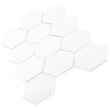 Modern 12pcs 3D Mirror Effect Acrylic Wall Sticker Removable DIY Home Decor Art