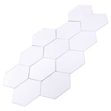 Modern 12pcs 3D Mirror Effect Acrylic Wall Sticker Removable DIY Home Decor Art In Australia - Darrahopens