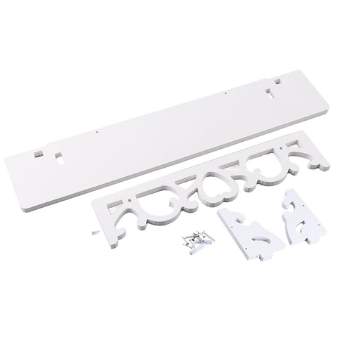 White Hollow Floating Shelf Wall Shop Bookshelf Display Shelf Furniture In Australia - Darrahopens