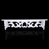 White Hollow Floating Shelf Wall Shop Bookshelf Display Shelf Furniture In Australia - Darrahopens