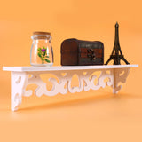 White Hollow Floating Shelf Wall Shop Bookshelf Display Shelf Furniture In Australia - Darrahopens