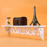 White Hollow Floating Shelf Wall Shop Bookshelf Display Shelf Furniture In Australia - Darrahopens