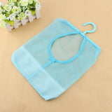 Kitchen Bathroom Hanging Storage Clothespin Mesh Bag Organizer Hanger Hook