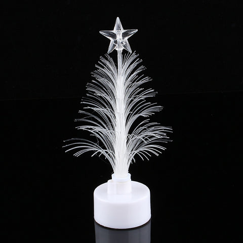 Mini Colorful LED Fiber Optic Nightlight Christmas Tree Lamp Light Xmas Gift In Australia - Darrahopens