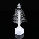 Mini Colorful LED Fiber Optic Nightlight Christmas Tree Lamp Light Xmas Gift