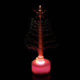 Mini Colorful LED Fiber Optic Nightlight Christmas Tree Lamp Light Xmas Gift