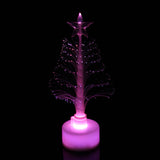 Mini Colorful LED Fiber Optic Nightlight Christmas Tree Lamp Light Xmas Gift