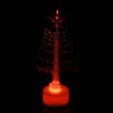 Mini Colorful LED Fiber Optic Nightlight Christmas Tree Lamp Light Xmas Gift