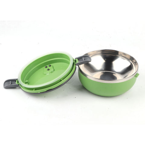 Round 1 Layer Durable Stainless Steel Lunch Box Bento Picnic Food Container In Australia - Darrahopens