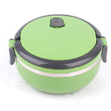 Round 1 Layer Durable Stainless Steel Lunch Box Bento Picnic Food Container In Australia - Darrahopens