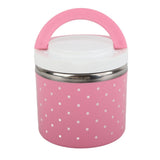 1 Layer Stainless Steel Insulation Thermo Thermal Lunch Box Food Container Hot