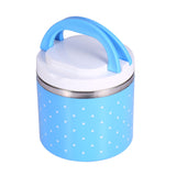 1 Layer Stainless Steel Insulation Thermo Thermal Lunch Box Food Container Hot
