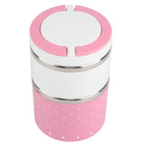 2 Layer Stainless Steel Insulation Thermo Thermal Lunch Box Food Container Hot In Australia - Darrahopens