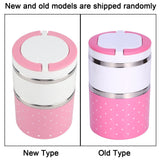 2 Layer Stainless Steel Insulation Thermo Thermal Lunch Box Food Container Hot